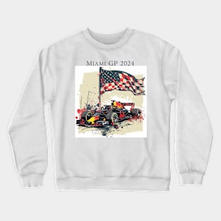 2024 Miami Grand Prix F1 T-Shirt - Merchandise | Unique F1 Tracks Design | Limited Edition | Perfect Gift for Miami F1 Fans Crewneck Sweatshirt